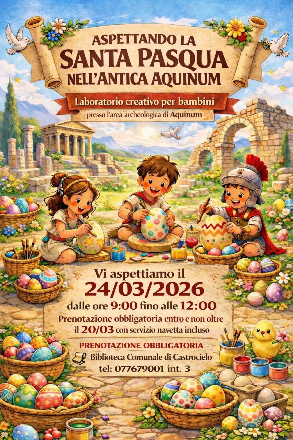 ASPETTANDO LA SANTA PASQUA NELL'ANTICA AQUINUM